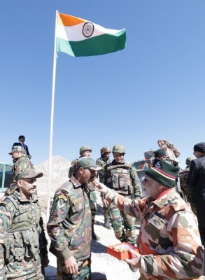 PM Modi celebrates Diwali with Indian Army jawan at Himachal Pradesh's Lepcha