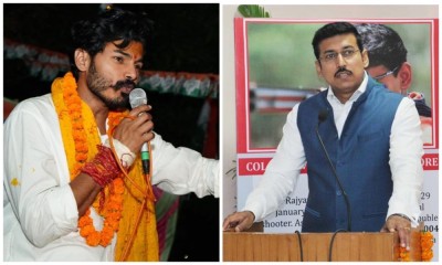 Ex-Union minister Rajyavardhan Rathore trails behind Congress candidate Abhishek Choudhary