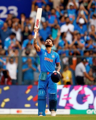 Virat Kohli breaks Sachin Tendulkar's record with 50th ODI century in World Cup semi-final