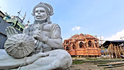 Ayodhya Ram Temple-themed Durga Puja pandal in Kolkata