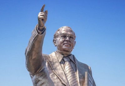 KCR unveils India’s tallest Ambedkar statue in Hyderabad