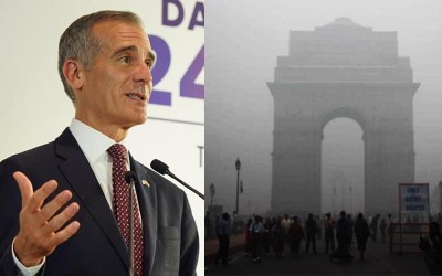 'My daughter warned by teacher today....': US envoy Eric Garcetti on Delhi pollution