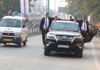 Narendra Modi visits his constituency Varanasi