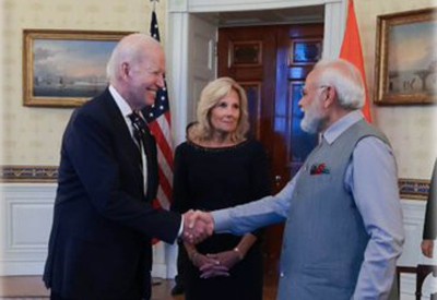 Narendra Modi gifts sandalwood box,  lab-grown green diamond to Joe Biden and  Jill Biden