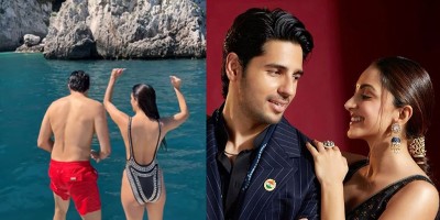 Kiara Advani celebrates birthday taking a dip in ocean with husband Sidharth Malhotra