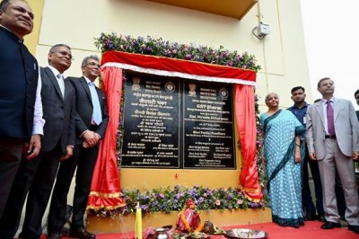 Finance Minister Nirmala Sitharaman inaugurates GST Bhawan at Agartala