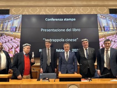 Italian Senate unveils World Uyghur Congress President Dolkun Isa's book which aims to aware people on dangers of CCP