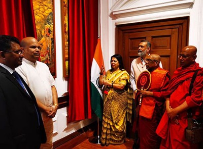 Indo-Lanka ties: Two photographs of Sri Lankan origin unveiled in New Delhi