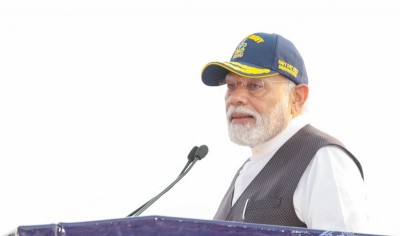 PM Modi addressing at Navy Day 2023 celebrations in Maharashtra