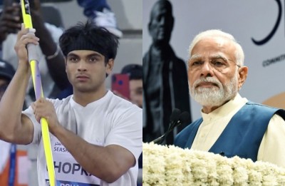 Javelin throw: PM congratulates Neeraj Chopra for first position in Doha Diamond League