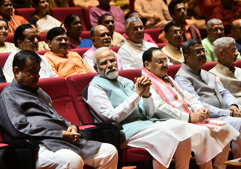 In Images: PM Modi, JP Nadda, others attend BJP's parliamentary party meeting