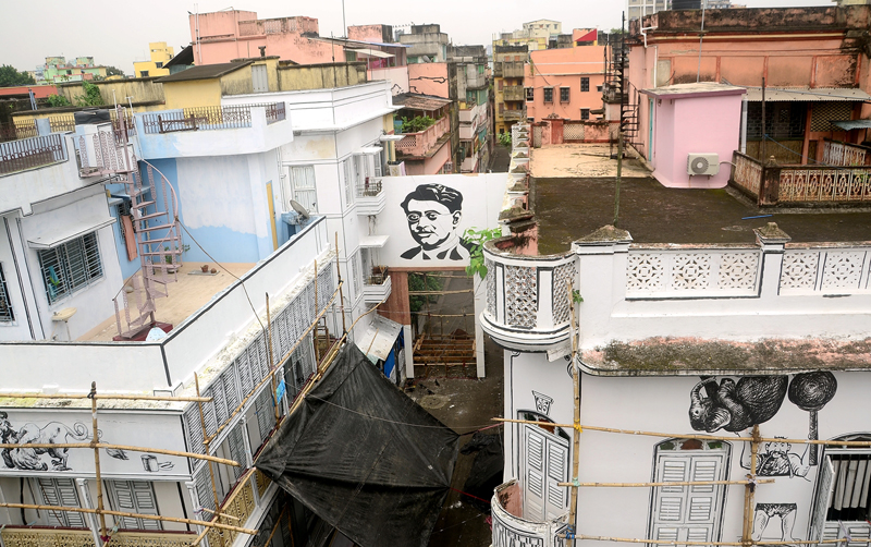 World of Sukumar Ray’s ‘Abol Tabol’ in Kolkata’s Durga Puja marquee