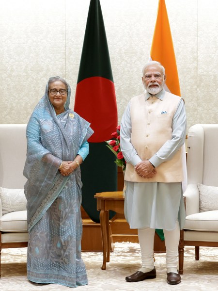 PM Modi holds bilateral talks with Bangladesh PM Sheikh Hasina