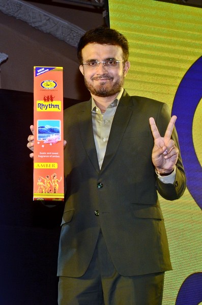 Sourav Ganguly attends Cycle Pure Agarbathi's press conference in Kolkata