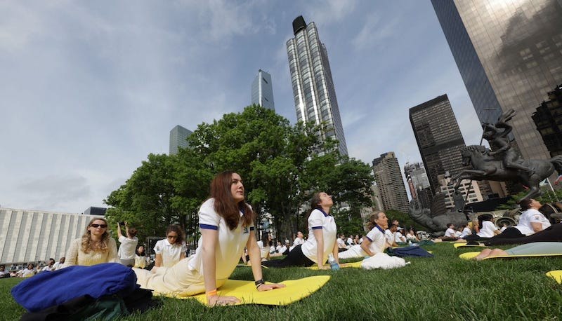 Modi leads historic Yoga event at UN hdq in New York