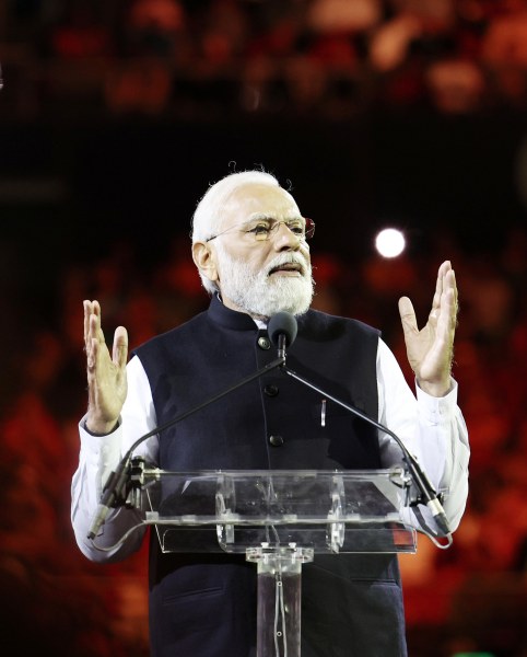 PM Modi addressing Indian community in Sydney