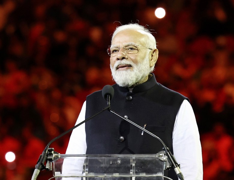 PM Modi addressing Indian community in Sydney