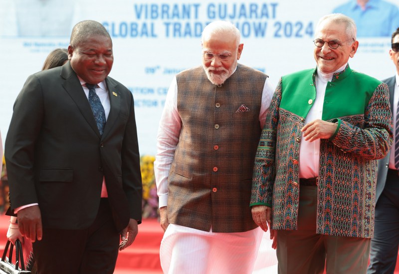 PM Modi visits Vibrant Gujarat trade show