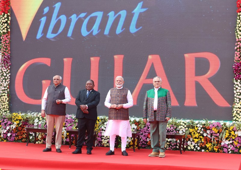 PM Modi visits Vibrant Gujarat trade show