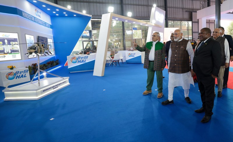 PM Modi visits Vibrant Gujarat trade show