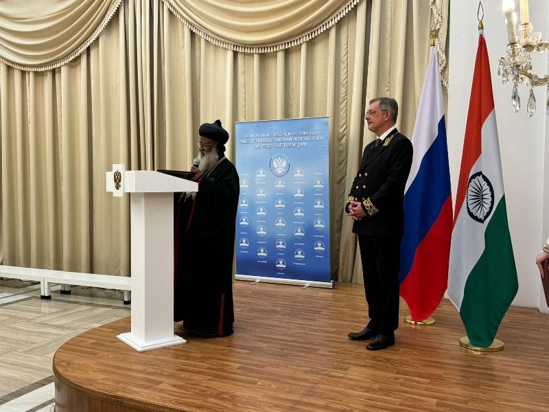 Russian Embassy in India confers Order of Friendship to Syrian Orthodox Church head