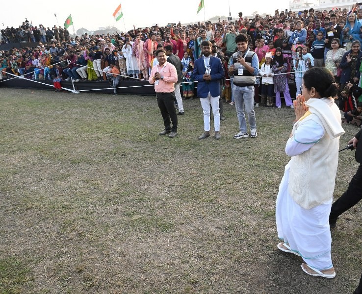 Mamata Banerjee attends Military Tattoo event for first time at Eastern Command in Kolkata