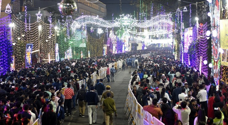 Glimpses of Christmas celebrations in Kolkata