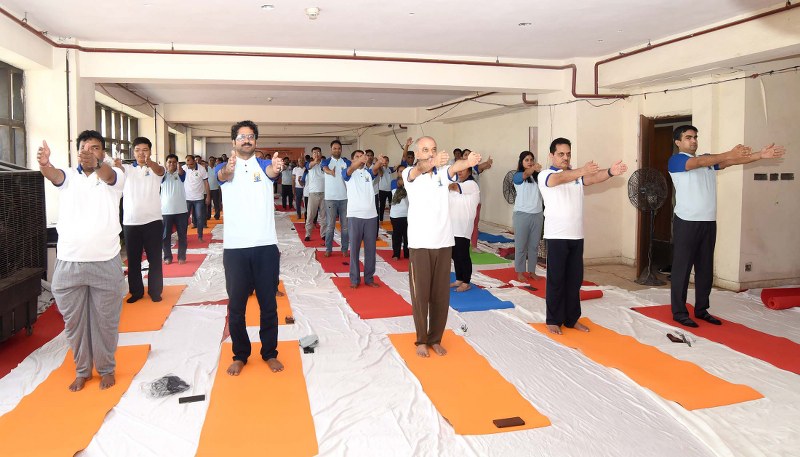 Slideshow: Air Force, Navy celebrate 10th International Day of Yoga