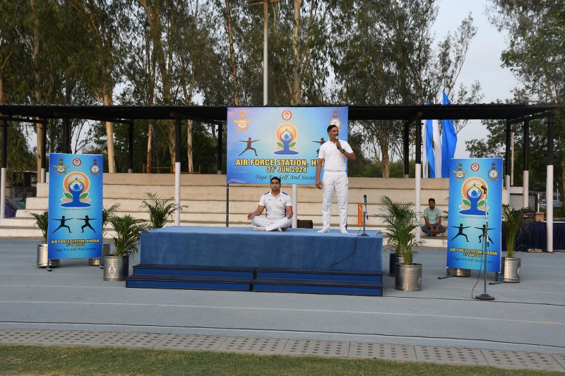 Slideshow: Air Force, Navy celebrate 10th International Day of Yoga