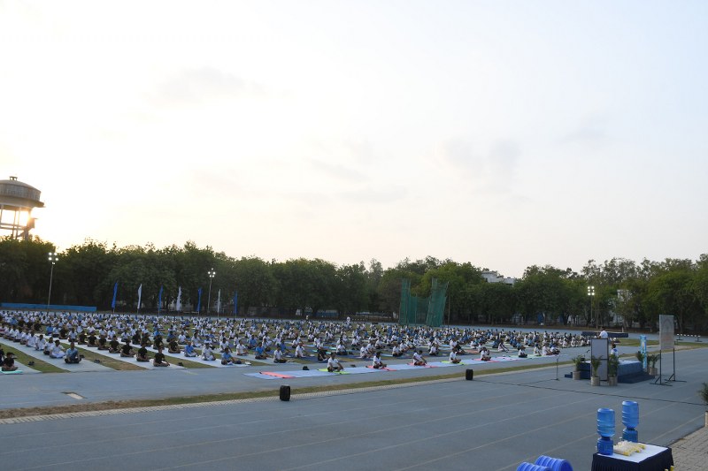 Slideshow: Air Force, Navy celebrate 10th International Day of Yoga