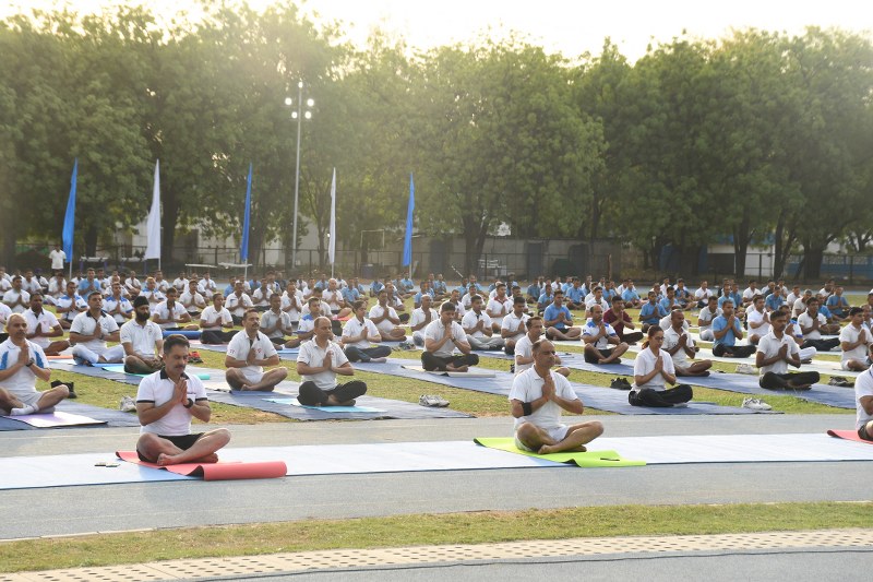 Slideshow: Air Force, Navy celebrate 10th International Day of Yoga