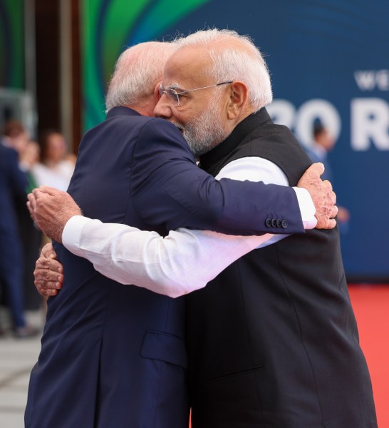 Brazil President Luiz Inacio welcomes PM Modi at G20 Rio Summit