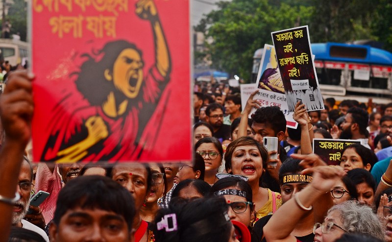 Countering Durga Puja carnival, doctors' platform organises mega rally demanding justice for RG Kar victim in Kolkata