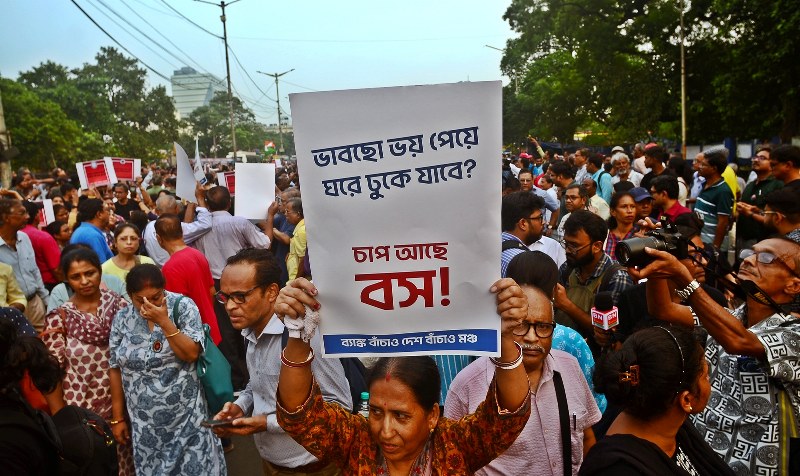 Countering Durga Puja carnival, doctors' platform organises mega rally demanding justice for RG Kar victim in Kolkata