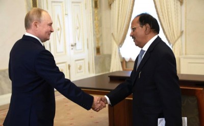 NSA Ajit Doval meets Russian President Vladimir Putin in Moscow