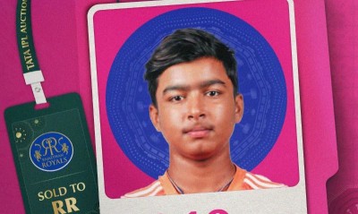 Bihar batter Vaibhav Suryavanshi becomes youngest player to be sold in IPL auction history at 13