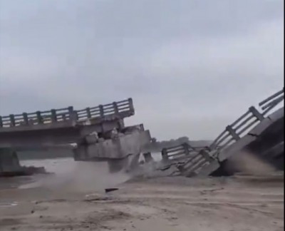 Portion of under-construction bridge collapses in Bihar's Araria