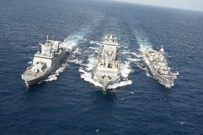 Indian, German Navy undertake Maritime Partnership Exercise in Indian Ocean