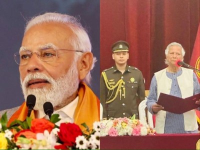 PM Modi extends 'best wishes' to Muhammad Yunus as he takes oath to head Bangladesh interim govt