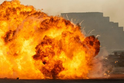 Cylinder blast at a temple in Karnataka's Hubbali injures nine people