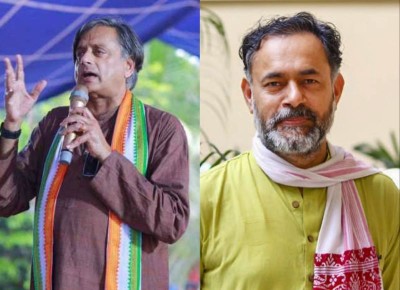 'Fascinating,' Shashi Tharoor says on Yogendra Yadav's Lok Sabha election prediction