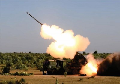 India's DRDO completes Flight Tests of Guided Pinaka Weapon System which was recently exported to Armenia