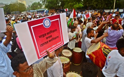 Countering Durga Puja carnival, doctors' platform organises mega rally demanding justice for RG Kar victim in Kolkata