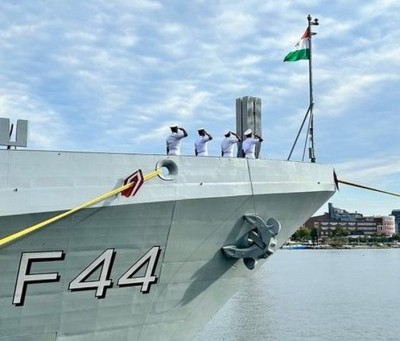 Indian Navy's INS Tabar reaches Sweden for two-day visit