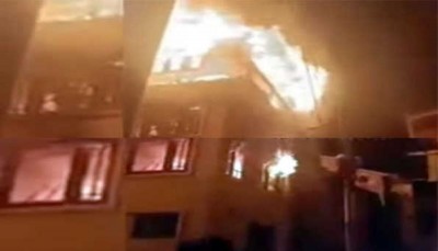 Kashmir: Four houses damaged in massive fire in Srinagar