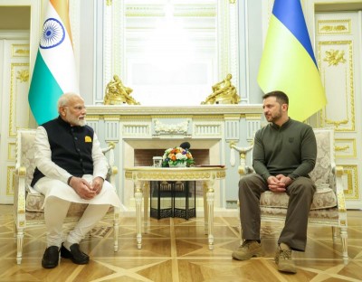 India was never neutral and we were always on the side of peace: PM Narendra Modi tells Volodymyr Zelenskyy during his visit to conflict-torn Ukraine