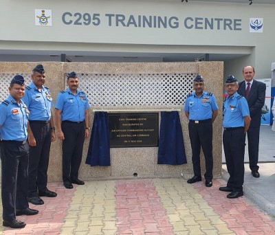 Air Marshal Ashutosh Dixit inaugurates  IAF C-295 Full Motion Simulator facility in Agra