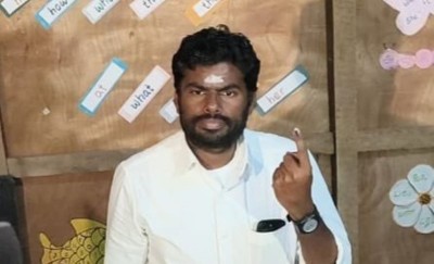 Lok Sabha polls: Tamil Nadu BJP chief Annamalai casts vote, counters DMK's 'money' charge