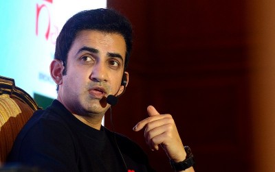 Former Indian cricketer, KKR mentor Gautam Gambhir attends talk show in Kolkata