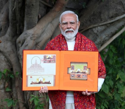 PM Modi unveils six commemorative stamps dedicated to Ayodhya's Ram Temple